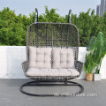 Outdoor Rattan Wicker Furniture Swing Doppelhängestuhl